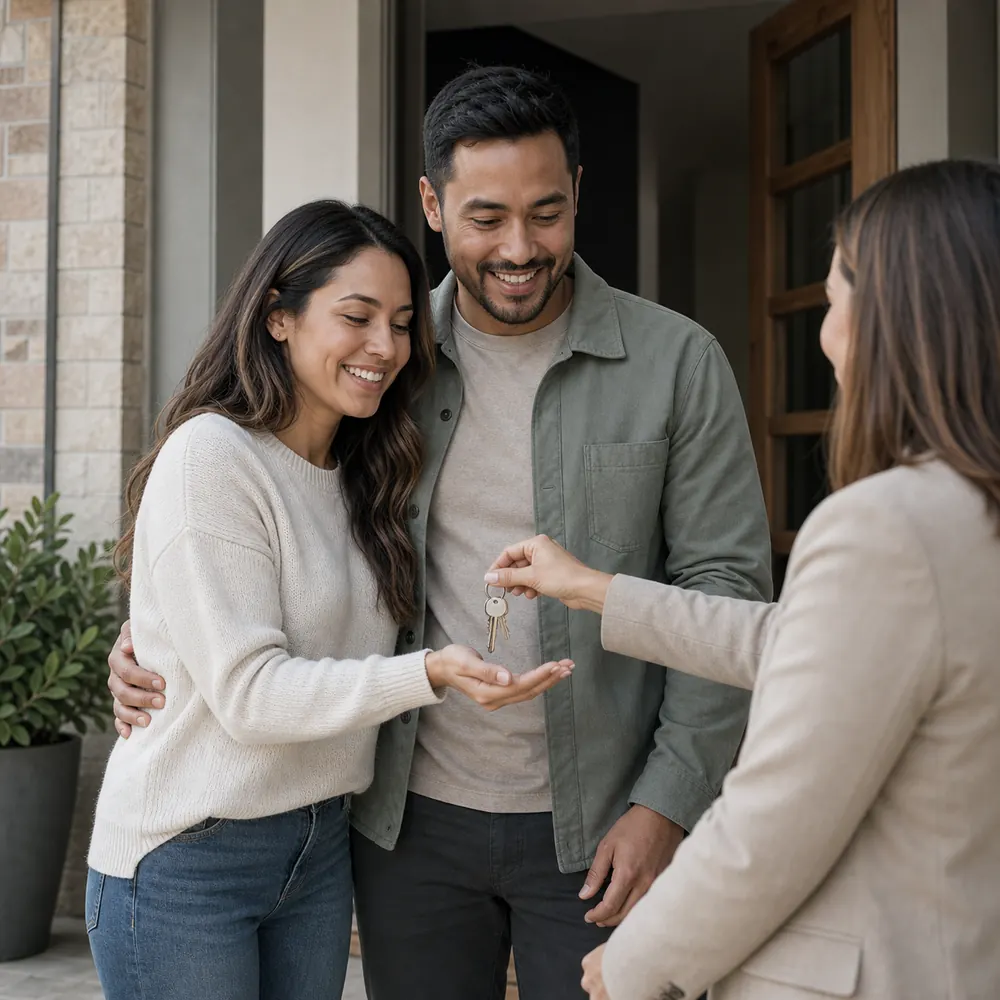 Mortgage lending team reviewing borrower documents