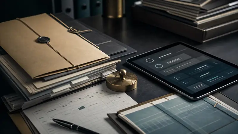 Control evidence materials with oversight and review artifacts