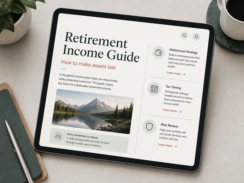 Mapleford Wealth Advisors SEO article page mockup